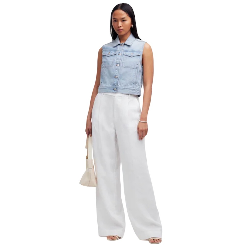 Madewell Denim Oversized Boxy Vest